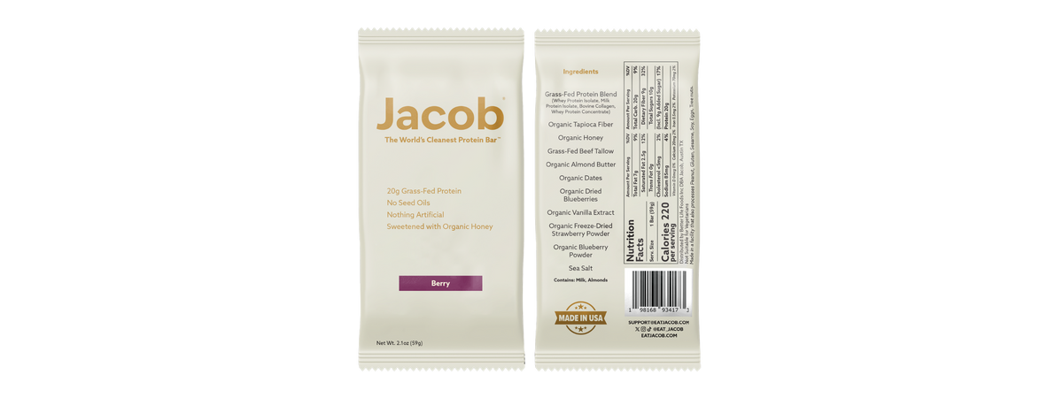Jacob Make Clean Clean Protein Bars With Beef Tallow | Jacob